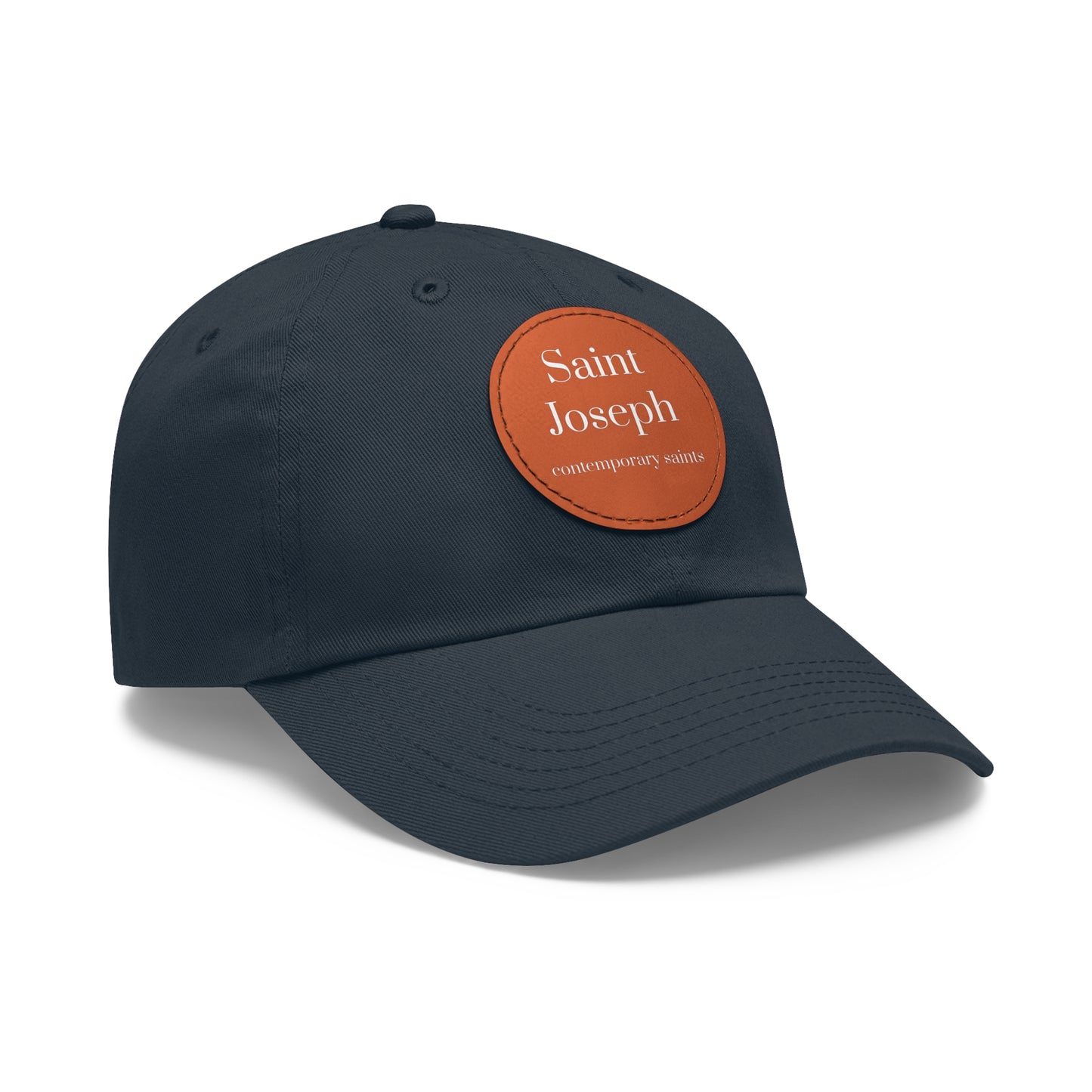 Saint Joseph Leather Patch Hat