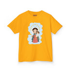 Camiseta infantil animada de Jesús y María
