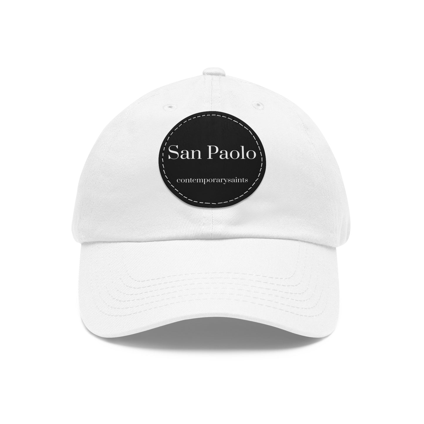 San Paolo Leather Patch Hat