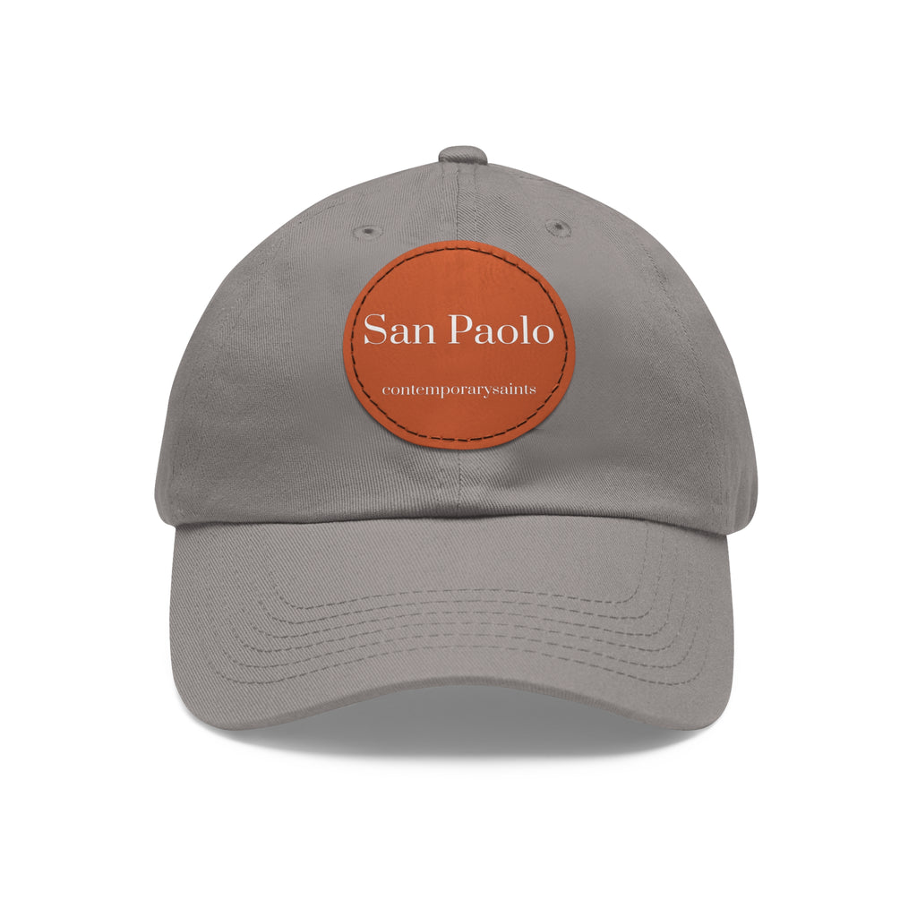 Sombrero con parche de cuero de San Paolo