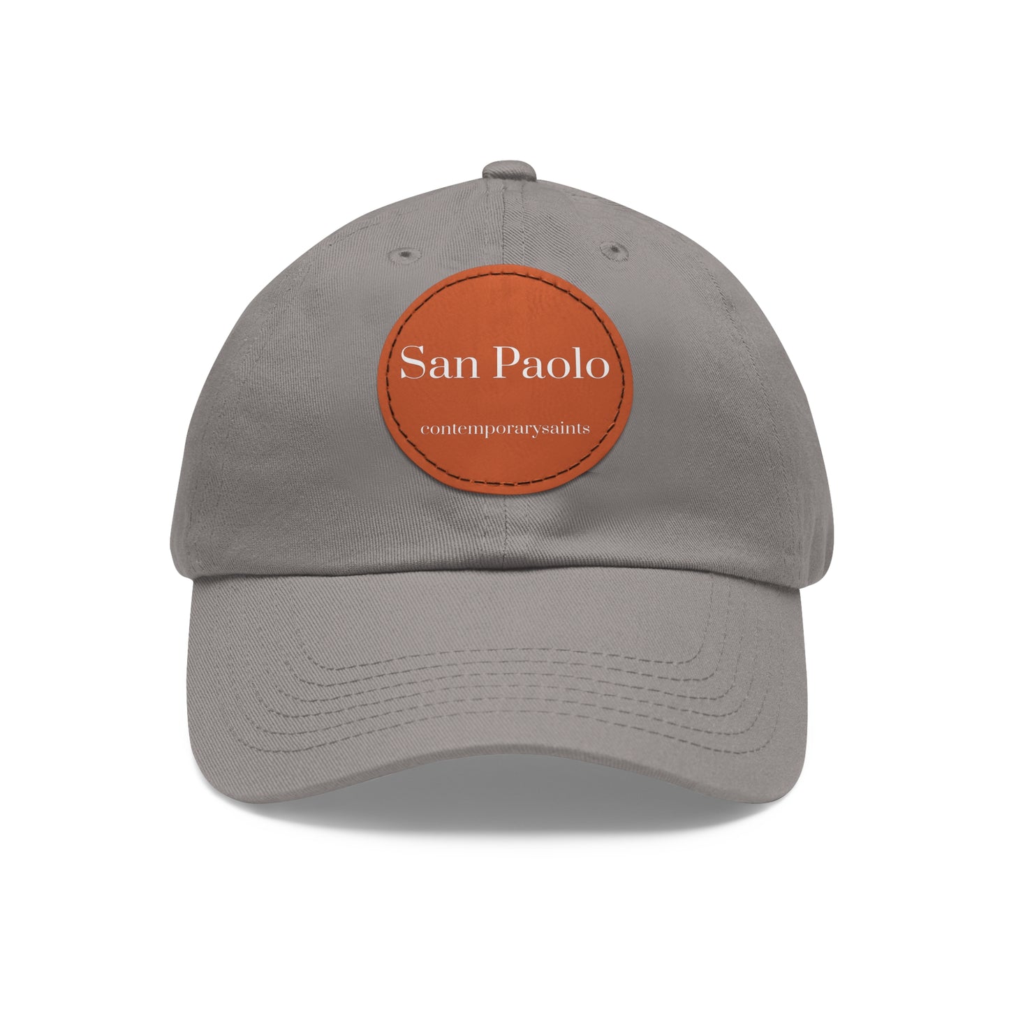 San Paolo Leather Patch Hat