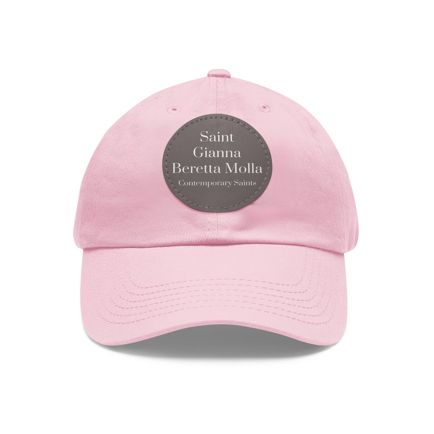 Saint Gianna Beretta Molla Leather Patch Hat