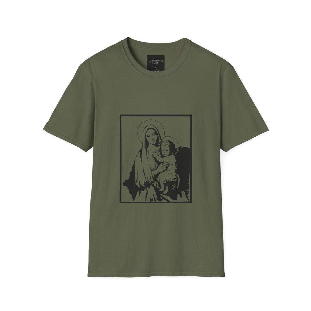 Camiseta de La Madonna y el Bambino