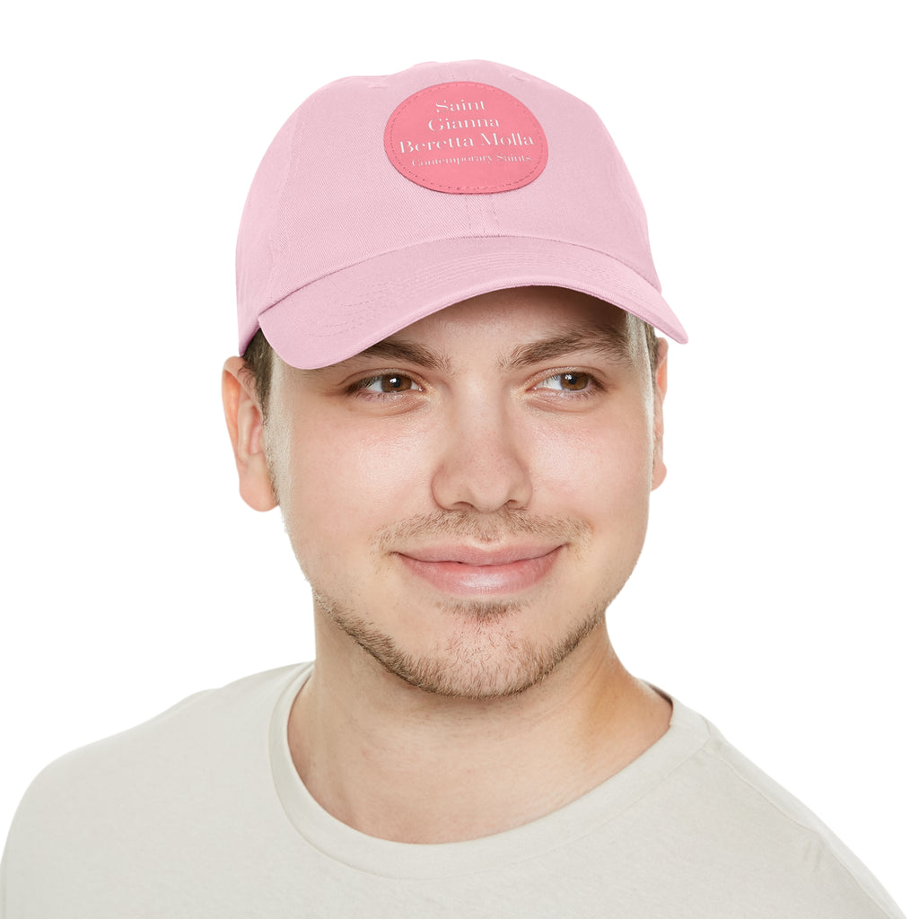 Saint Gianna Beretta Molla Leather Patch Hat