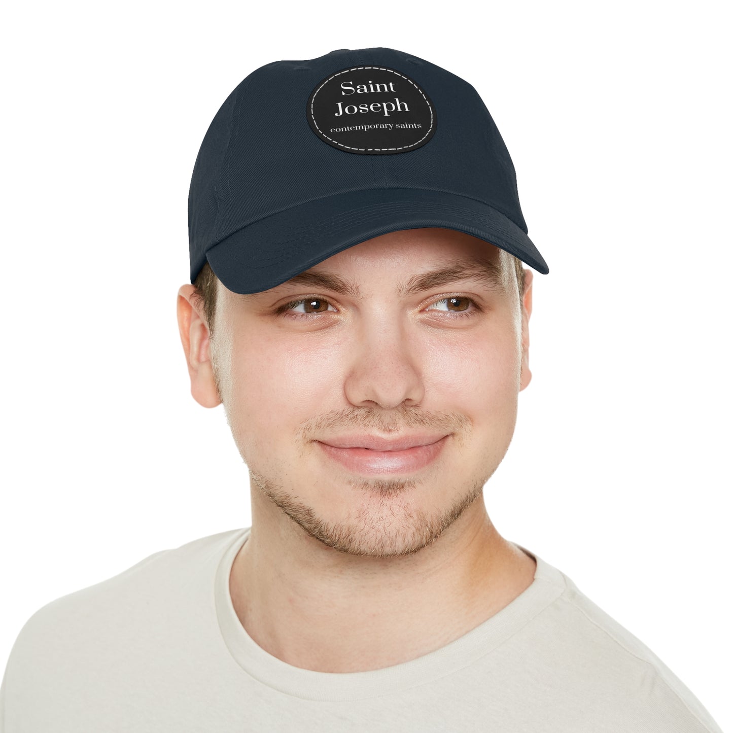 Saint Joseph Leather Patch Hat