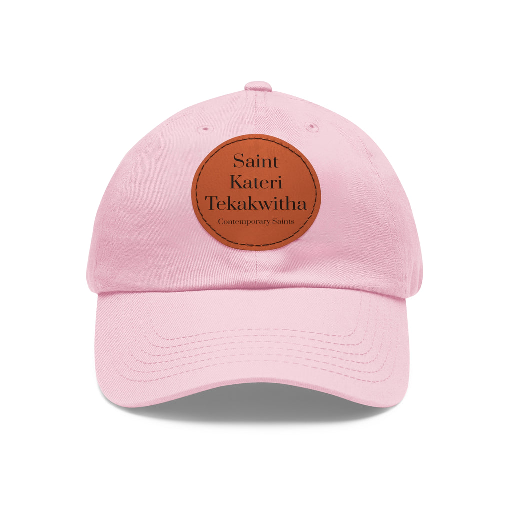 Sombrero con parche de cuero de Saint Kateri
