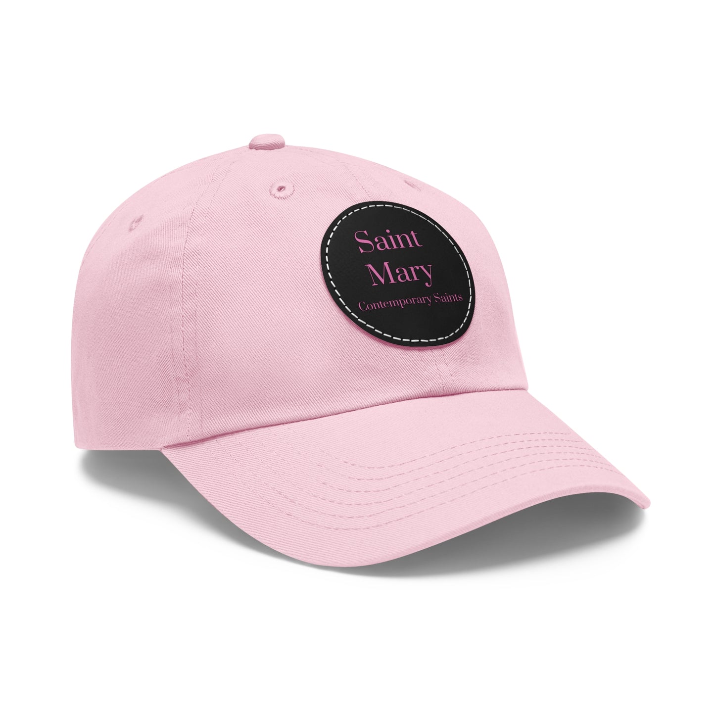 Saint Mary Leather Patch Hat