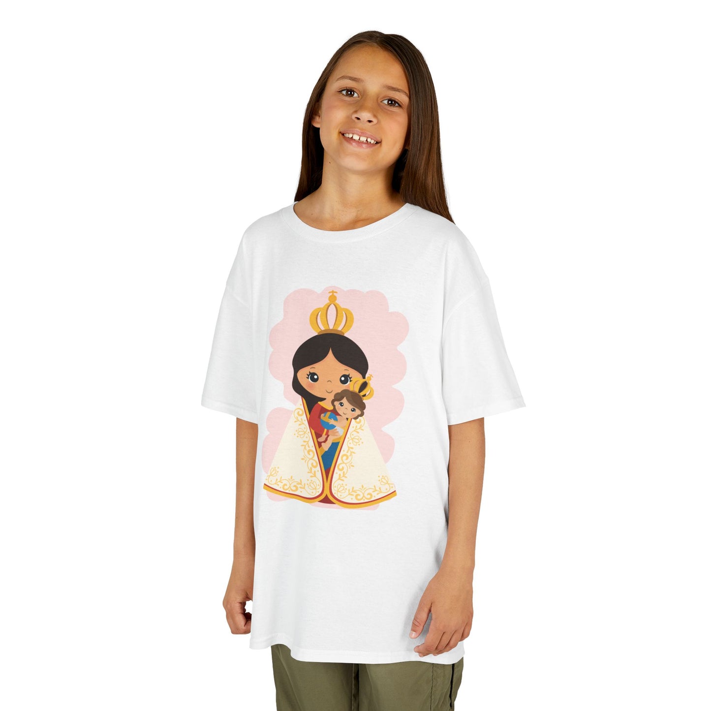 Camiseta infantil de María y Jesús de Nazaret