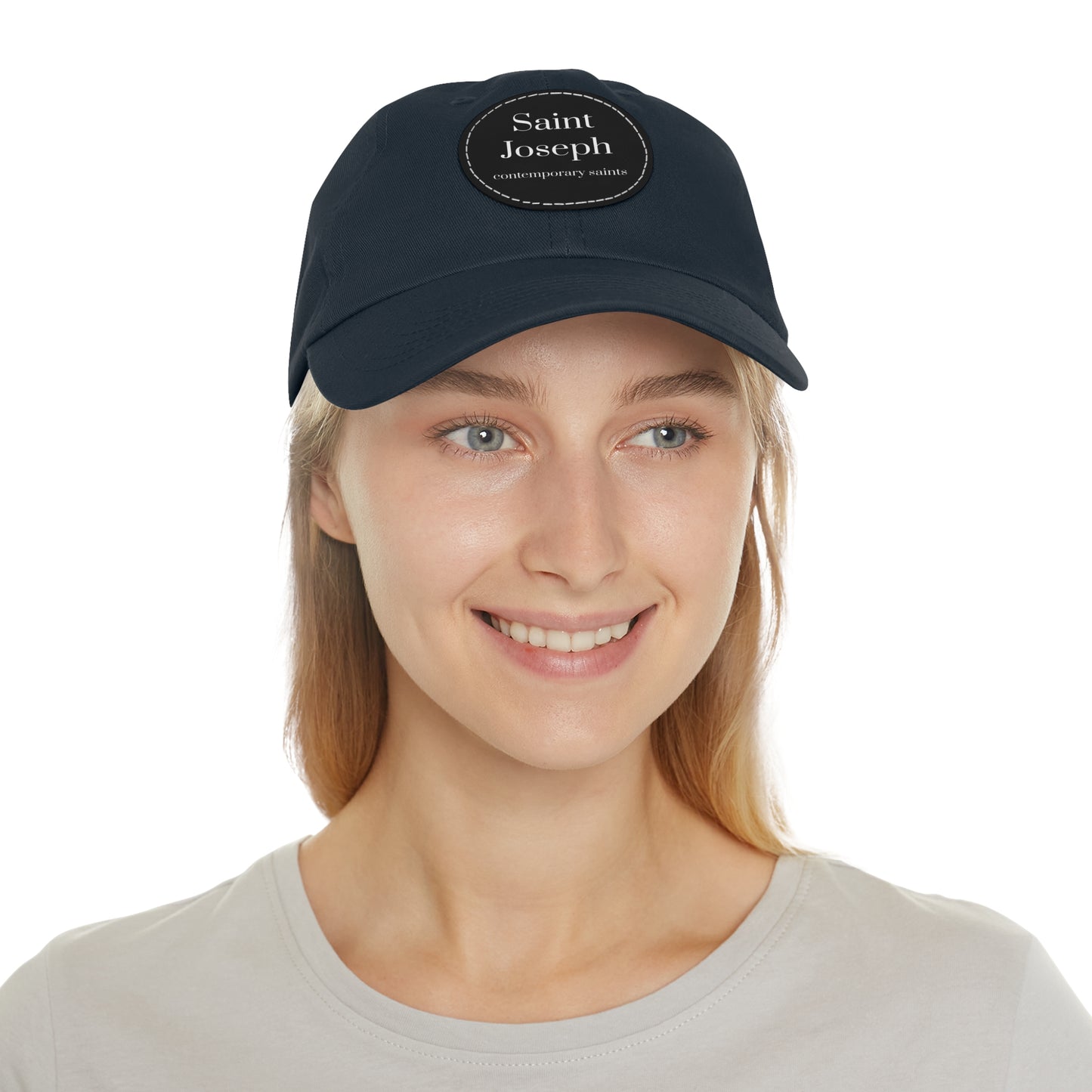 Saint Joseph Leather Patch Hat