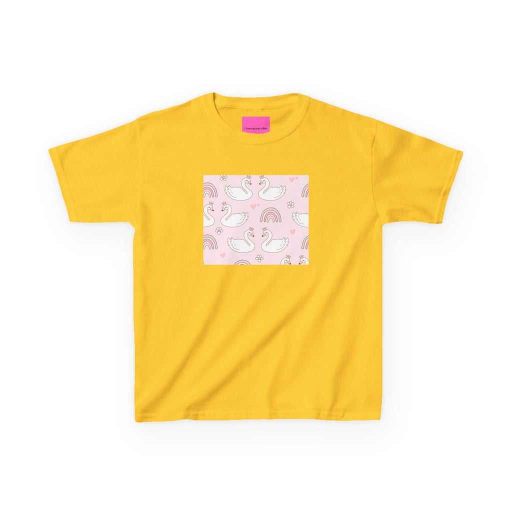 Pink Swan Kids Tee