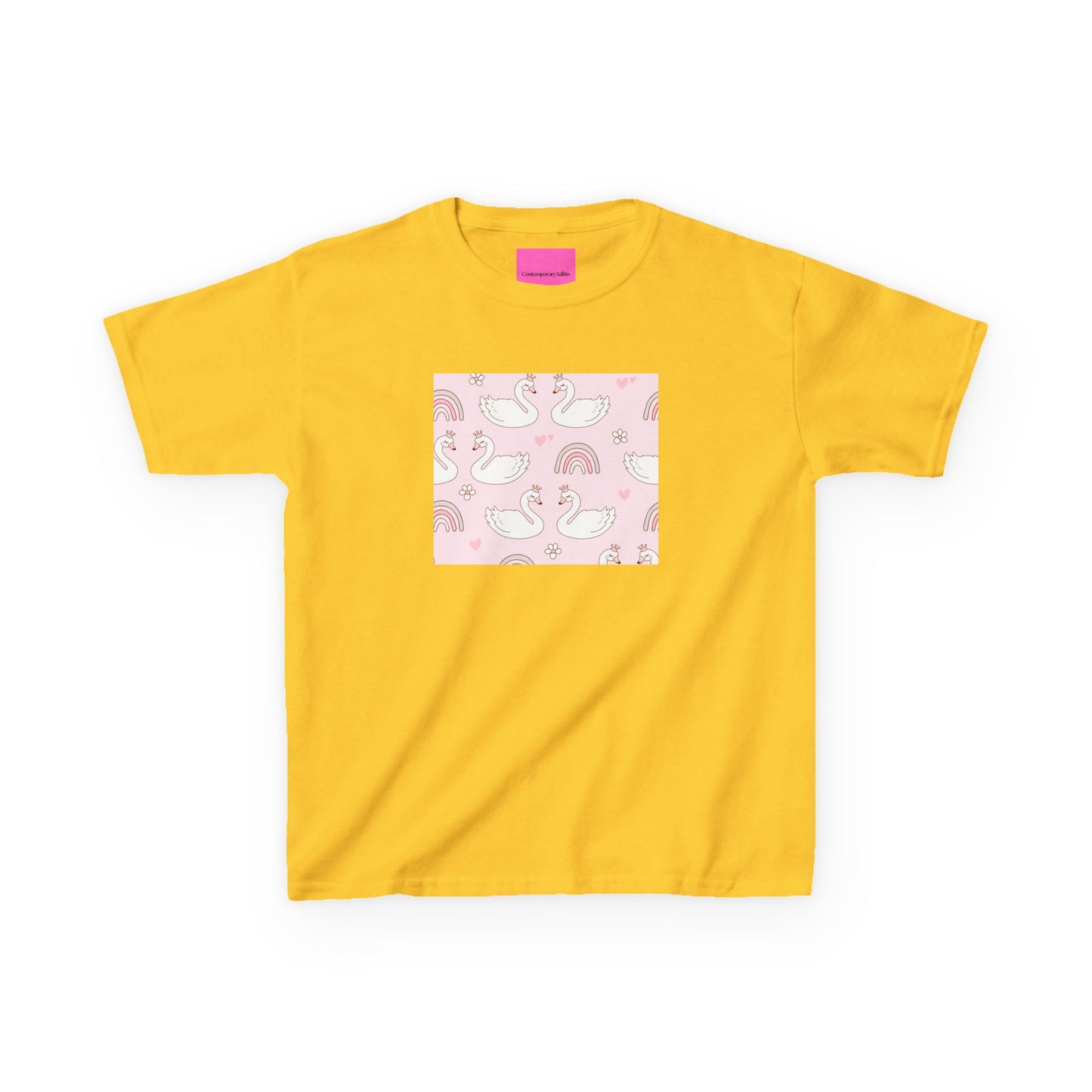 Pink Swan Kids Tee