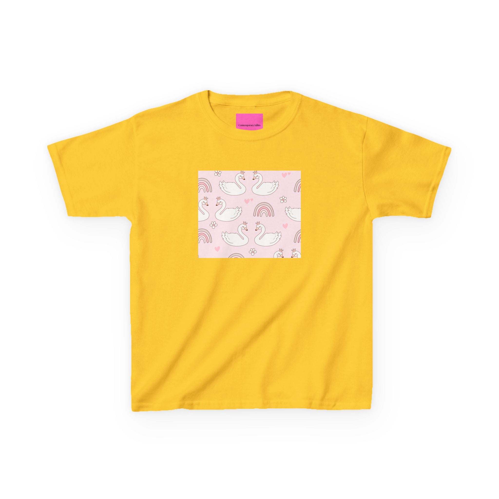 Pink Swan Kids Tee