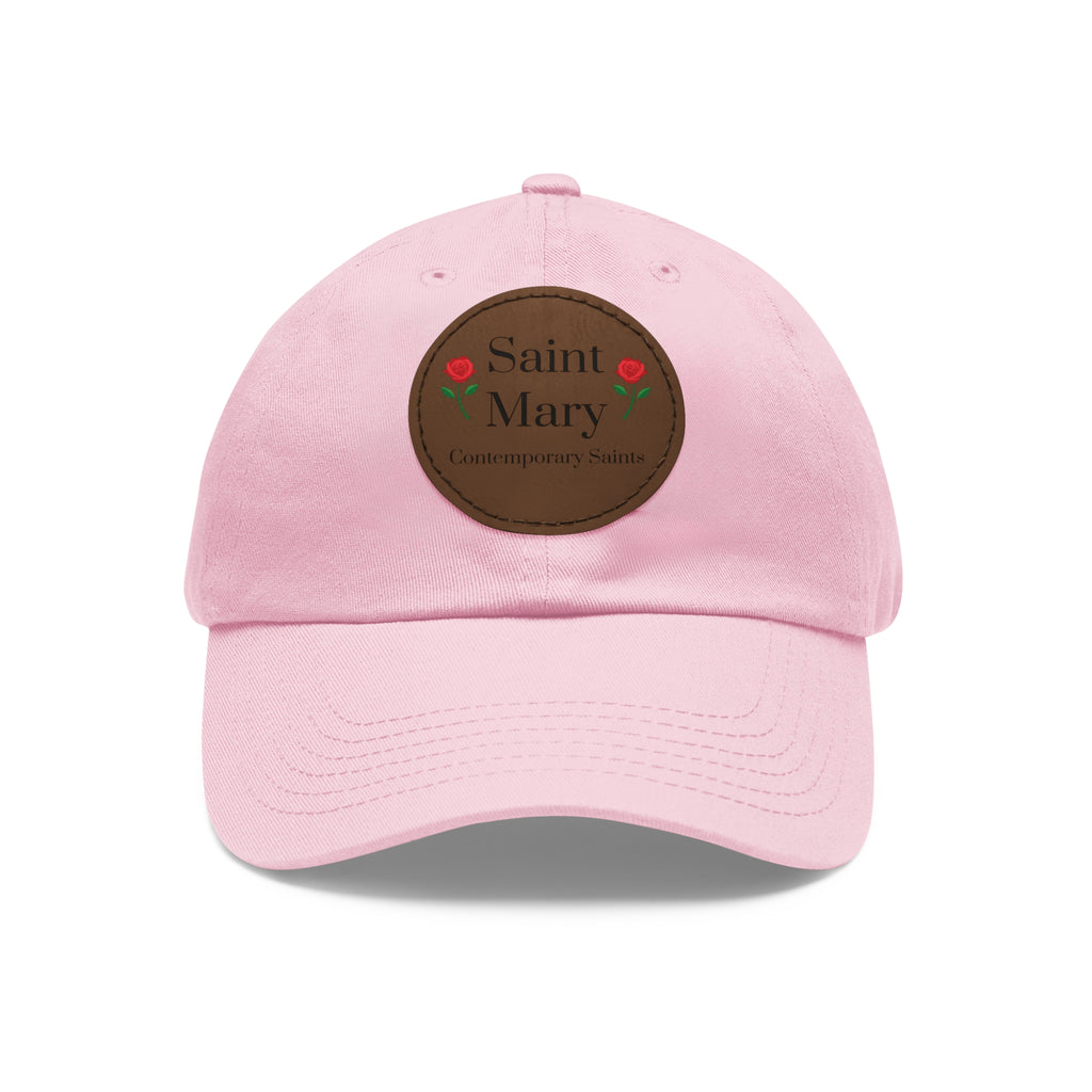 Sombrero con parche de cuero de Santa María