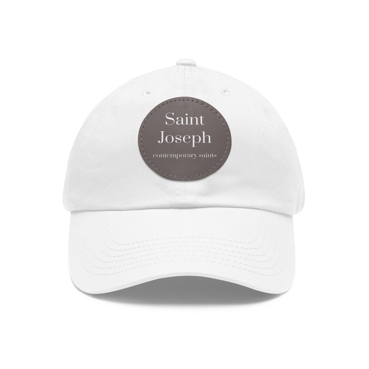 Saint Joseph Leather Patch Hat