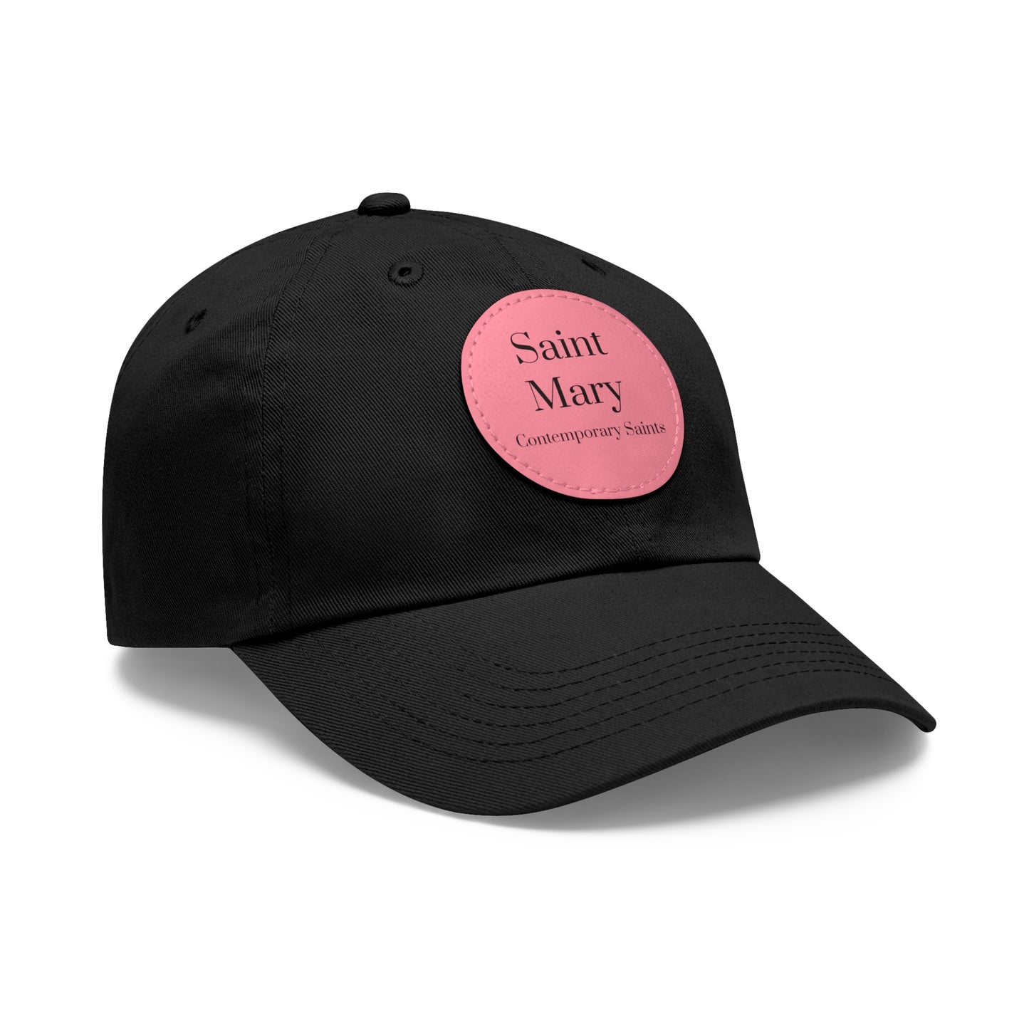 Saint Mary Leather Patch Hat