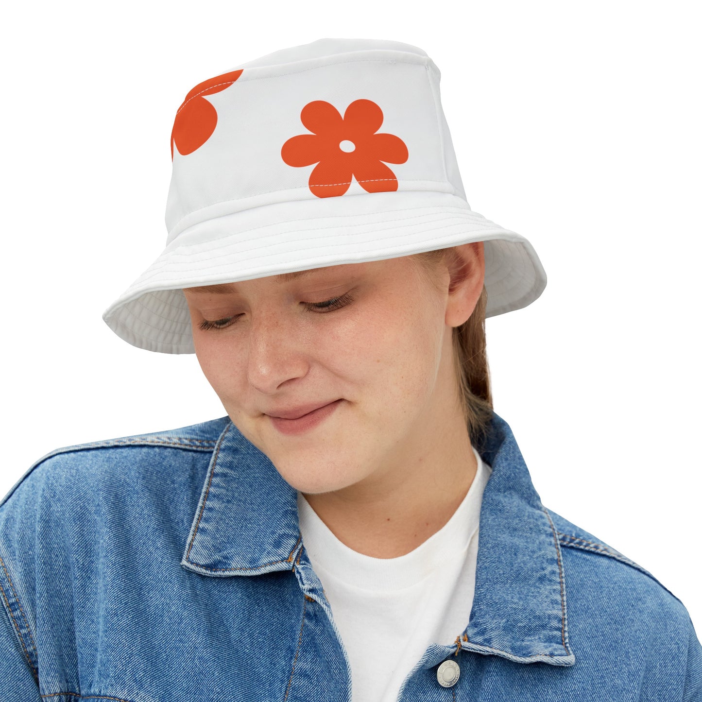 Contemporary Saints Little Flower Bucket Hat