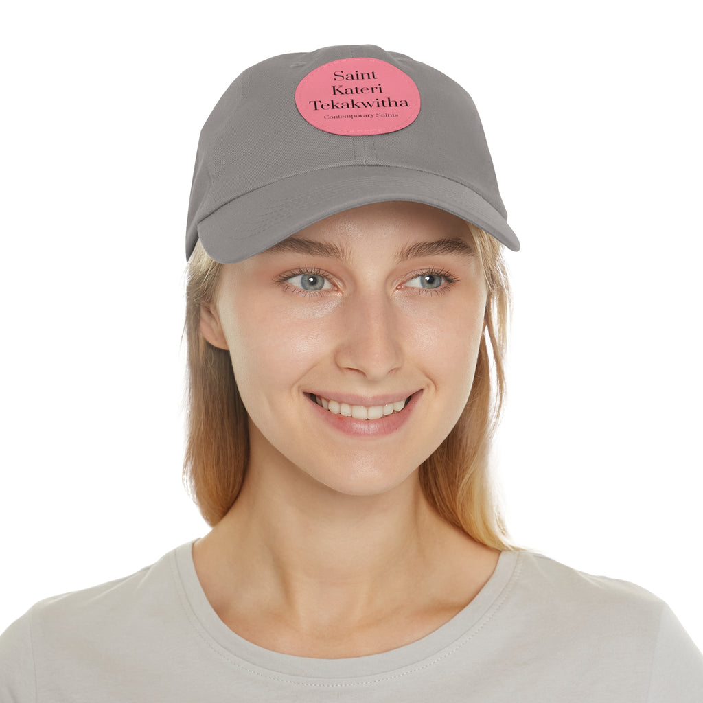 Sombrero con parche de cuero de Saint Kateri