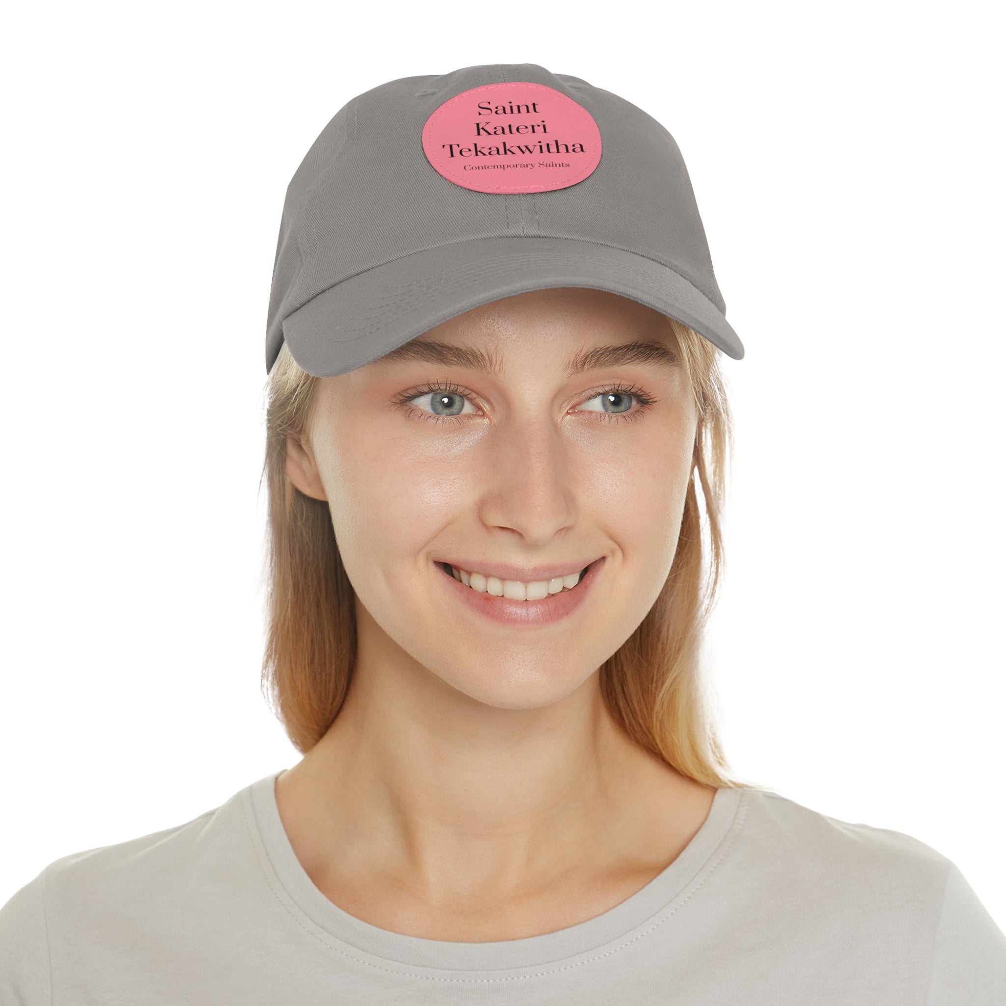 Sombrero con parche de cuero de Saint Kateri