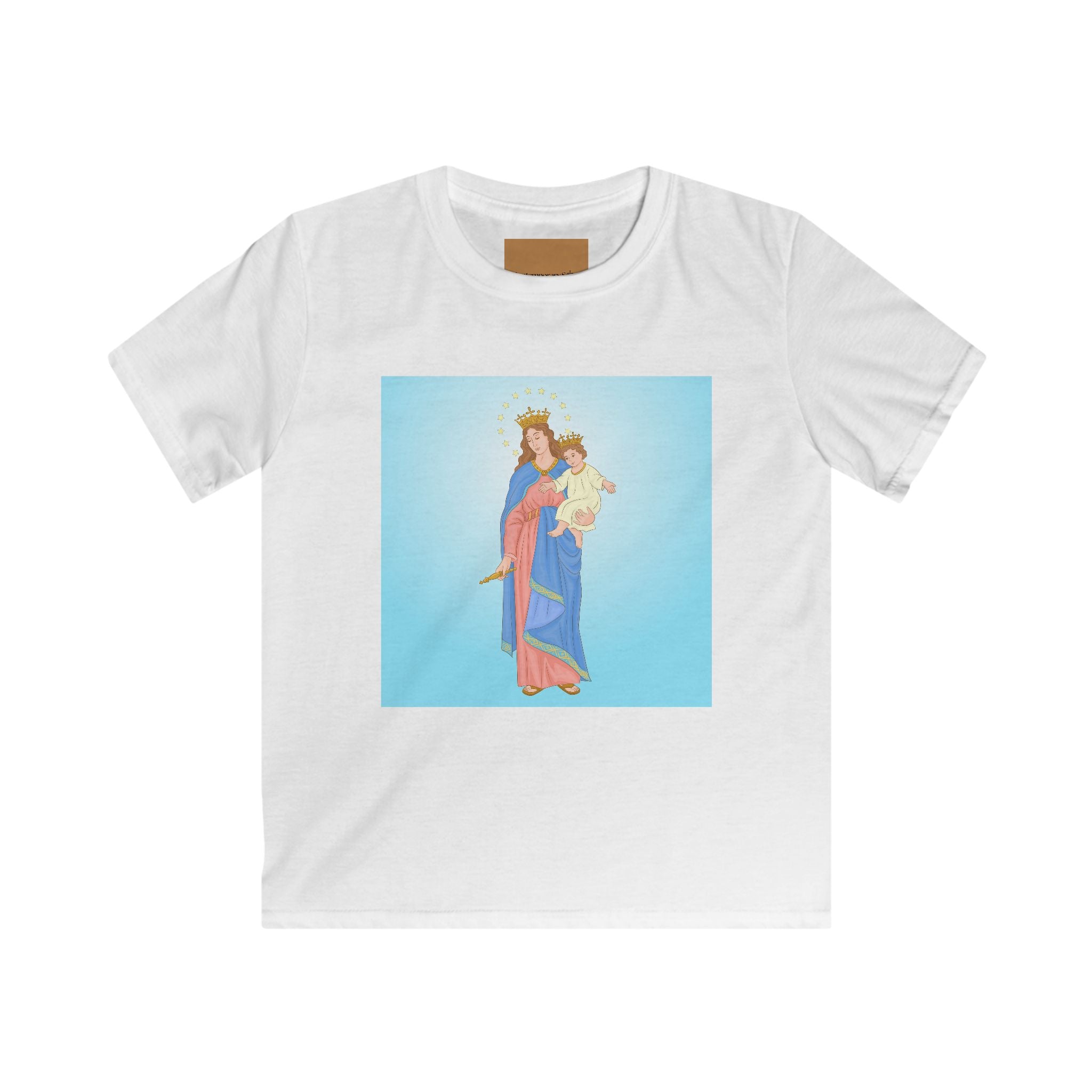 Our Lady of Help and Baby Jesus Kids Tee