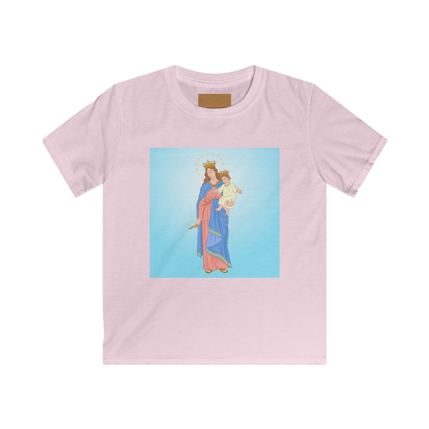 Our Lady of Help and Baby Jesus Kids Tee