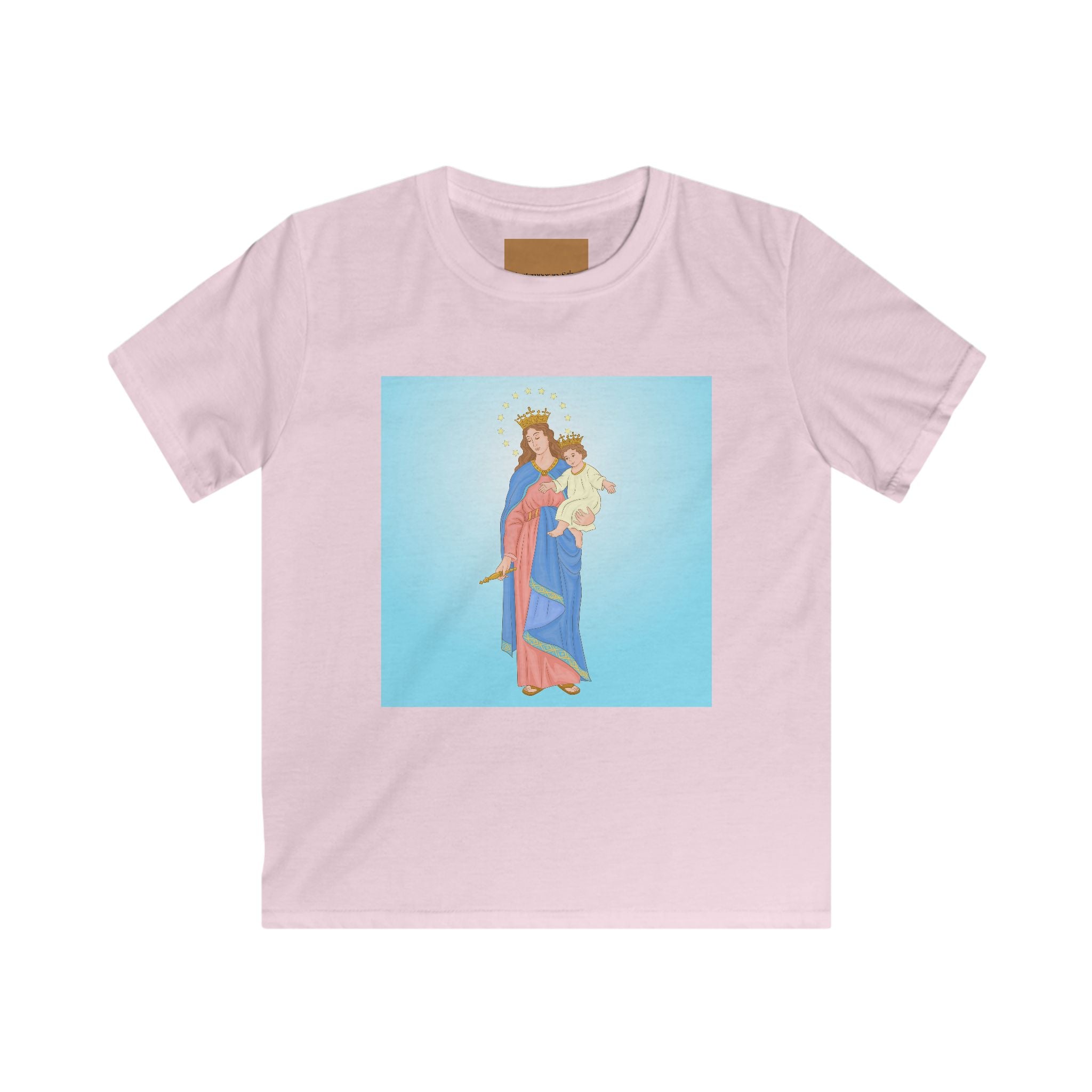 Our Lady of Help and Baby Jesus Kids Tee