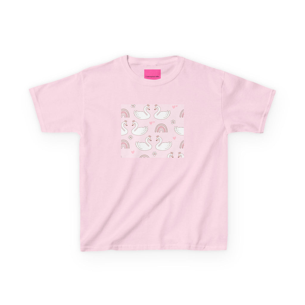 Pink Swan Kids Tee