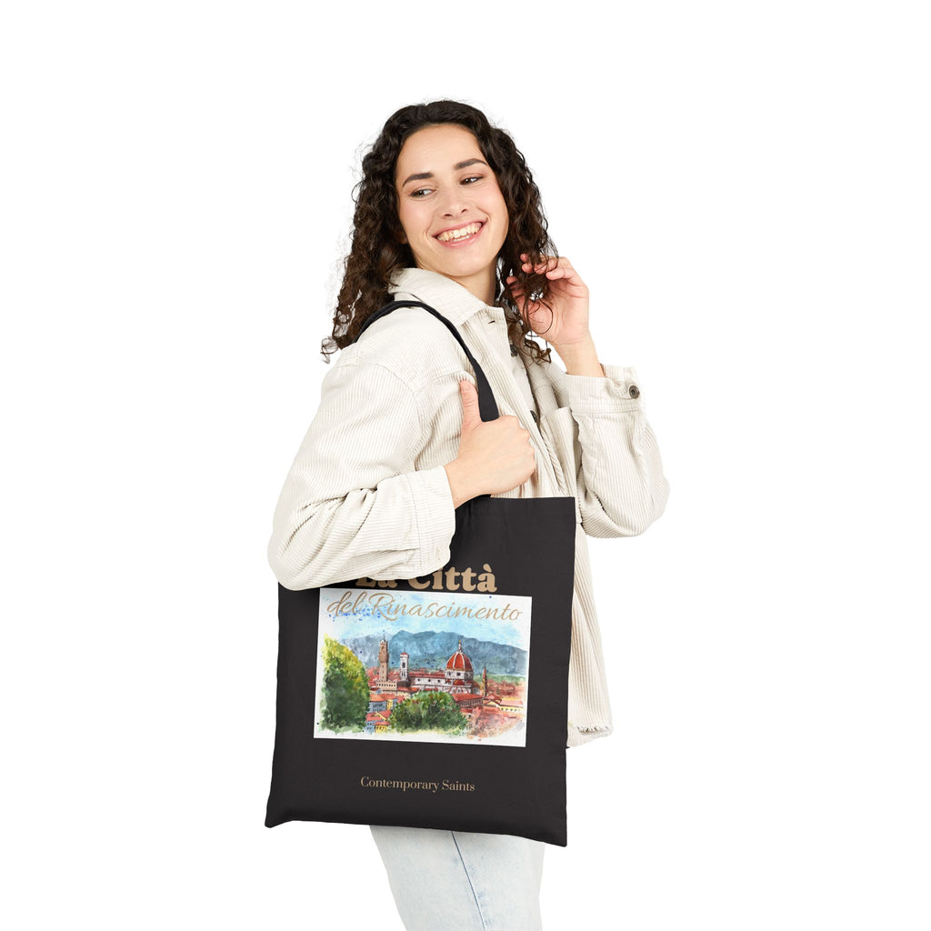 Bolsa de mano con paisaje de Florencia