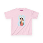 Camiseta infantil animada de Jesús y María