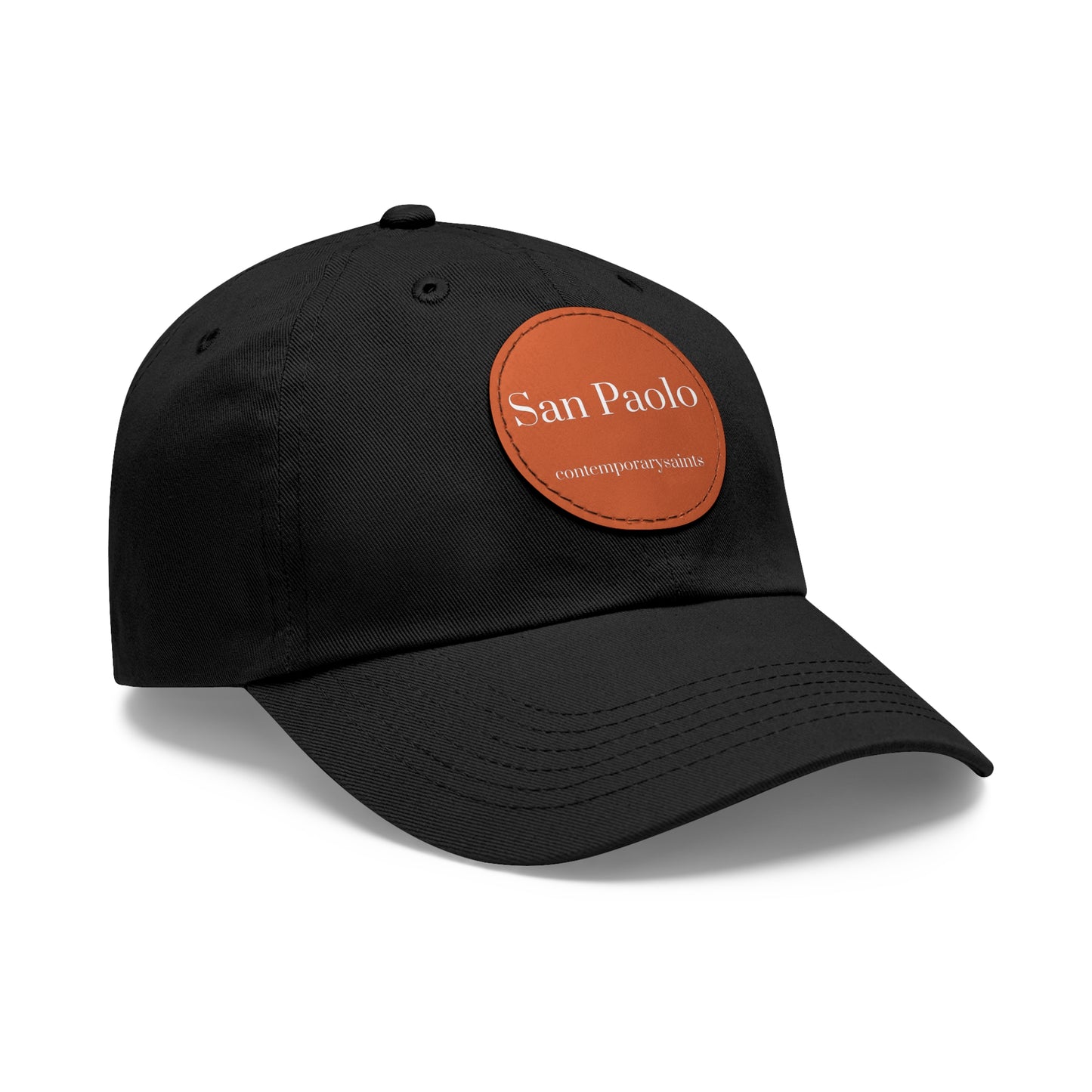 San Paolo Leather Patch Hat