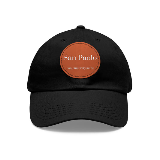 San Paolo Leather Patch Hat