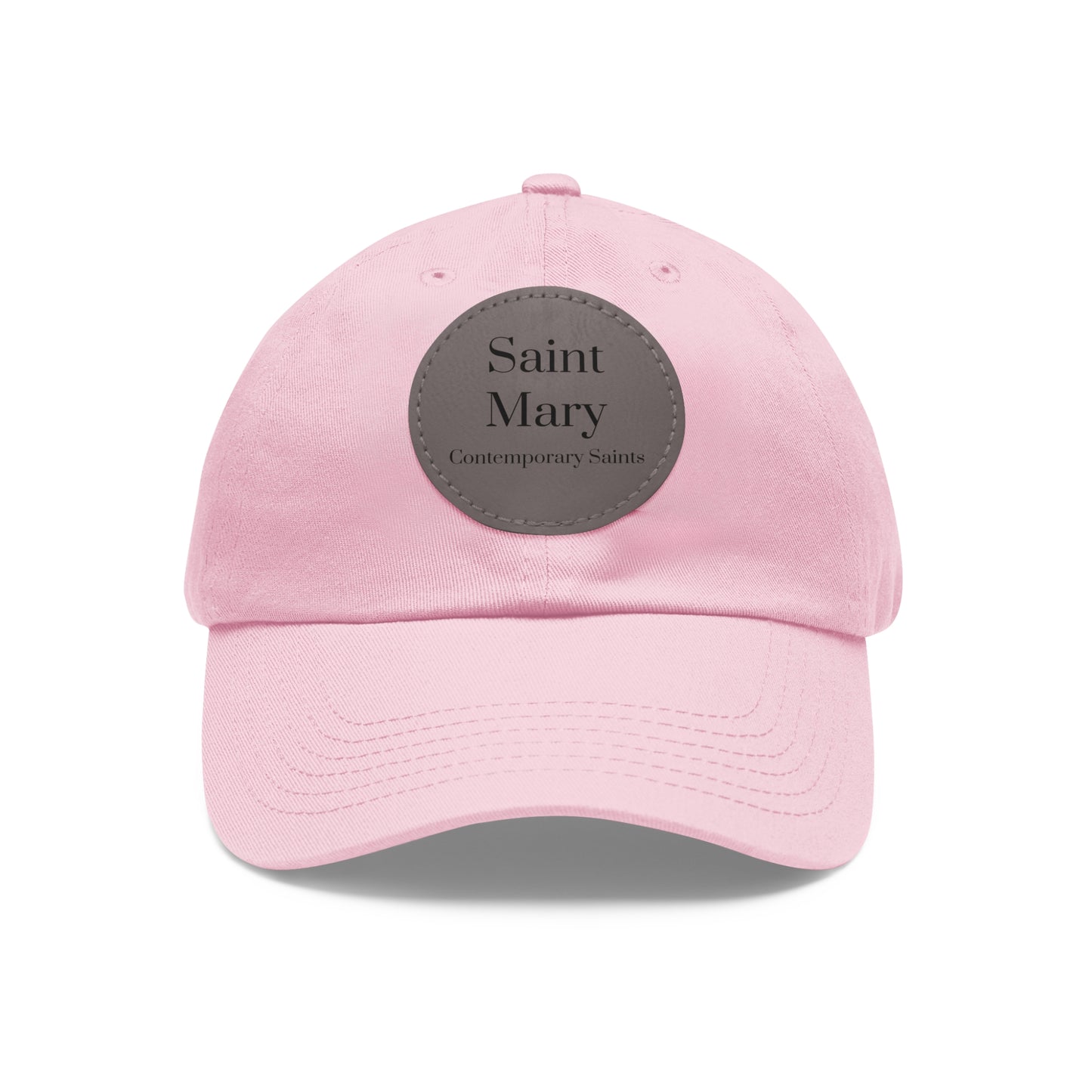 Saint Mary Leather Patch Hat