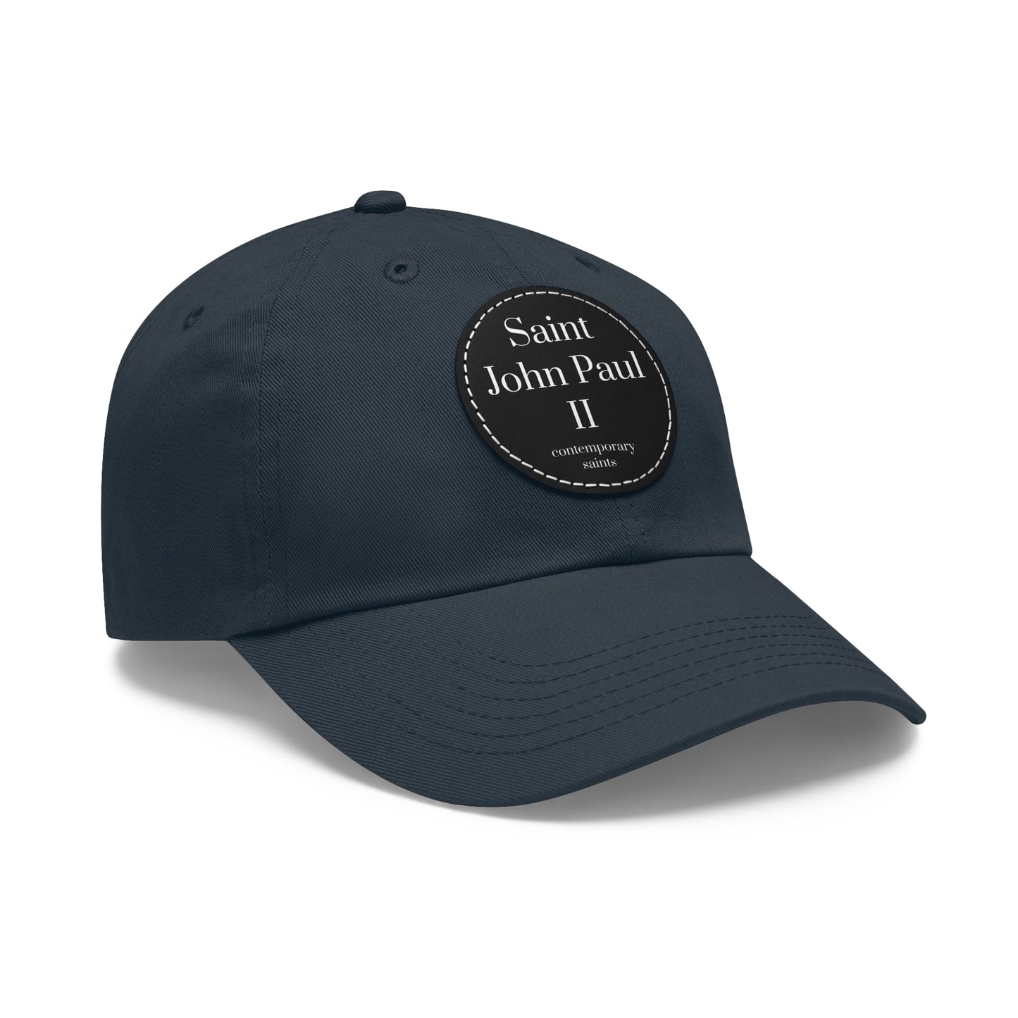 Saint John Paul II Leather Patch Hat