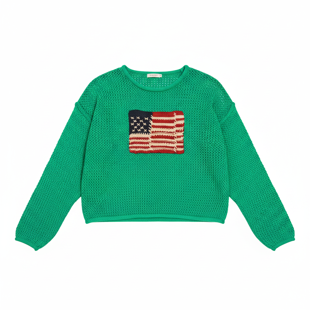 American Flag Sweater