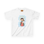 Camiseta infantil animada de Jesús y María