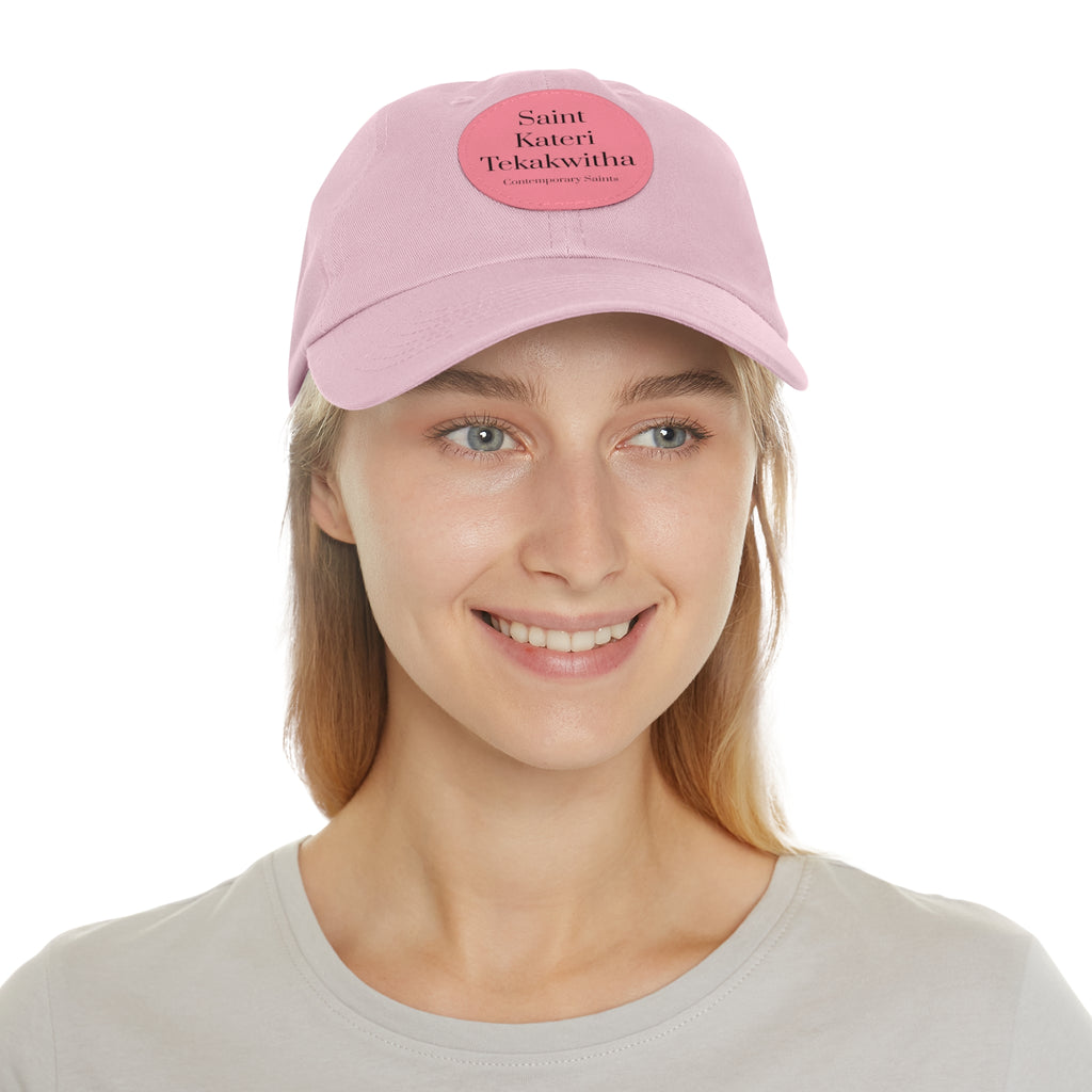 Sombrero con parche de cuero de Saint Kateri