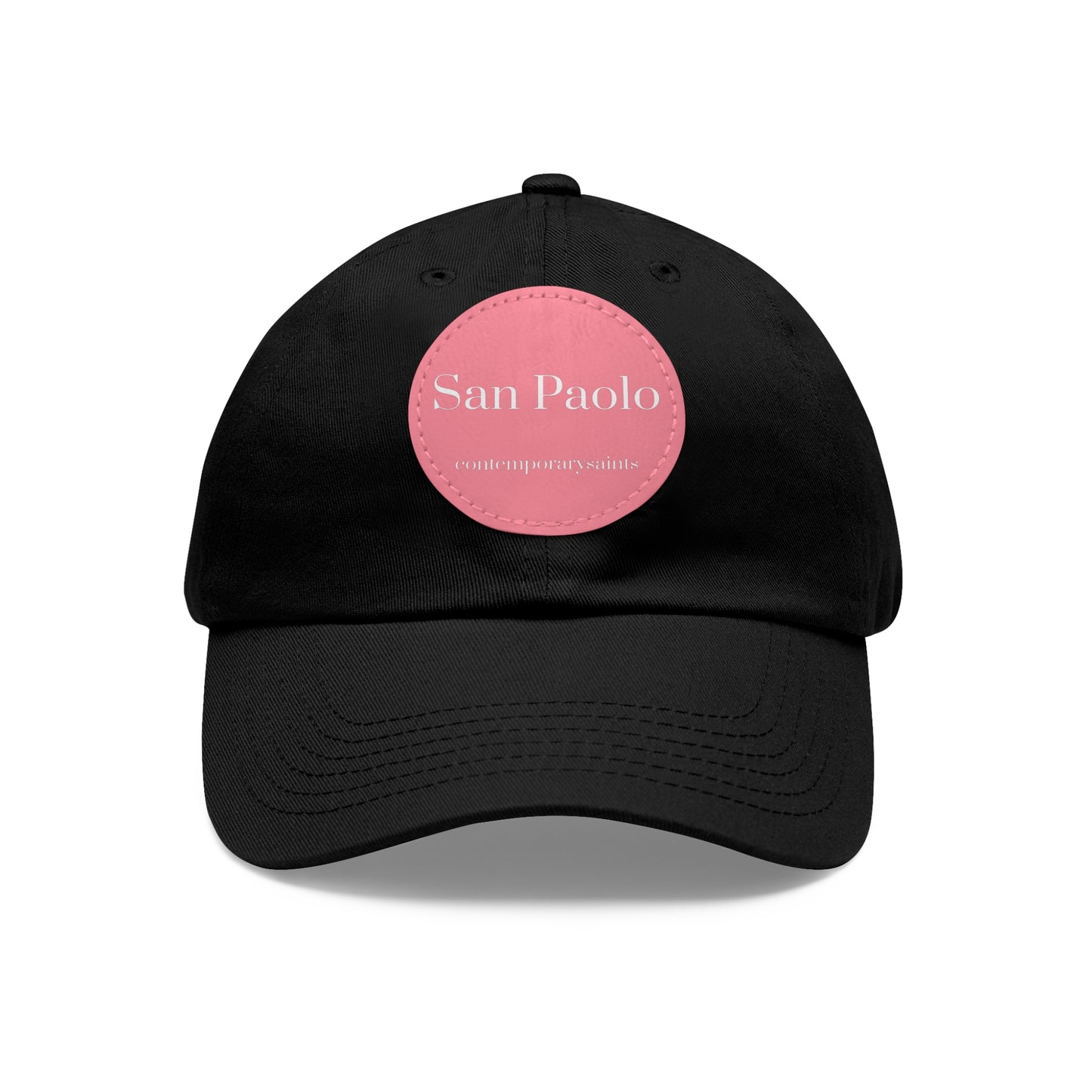 San Paolo Leather Patch Hat