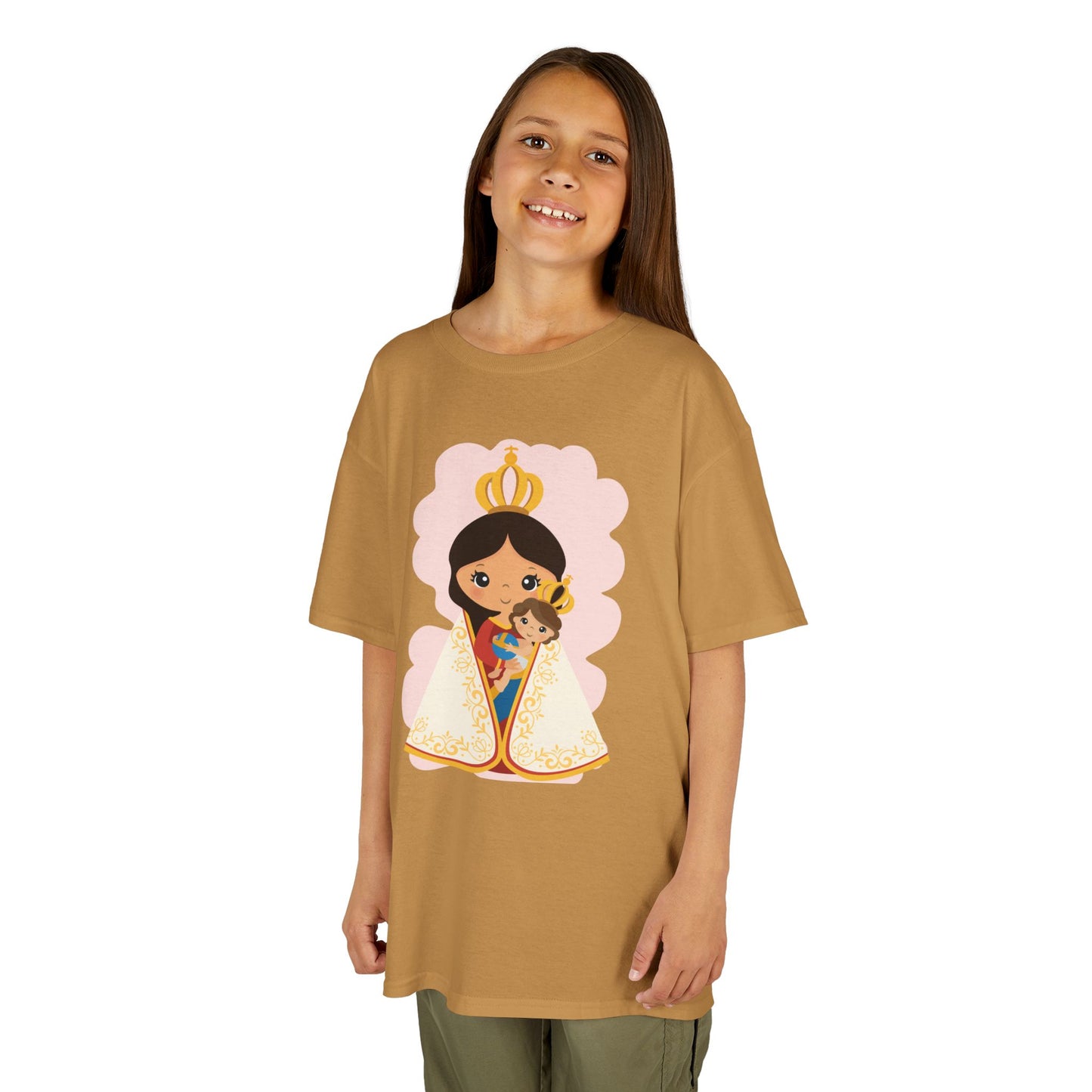 Camiseta infantil de María y Jesús de Nazaret