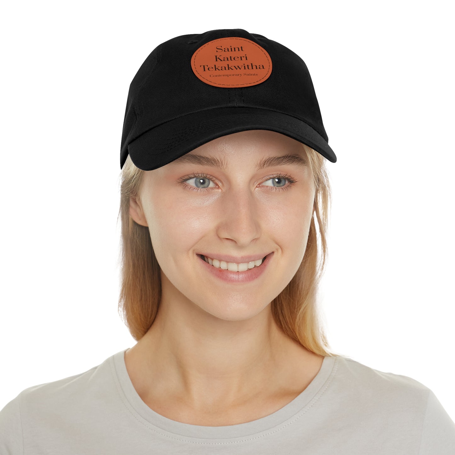 Saint Kateri Leather Patch Hat