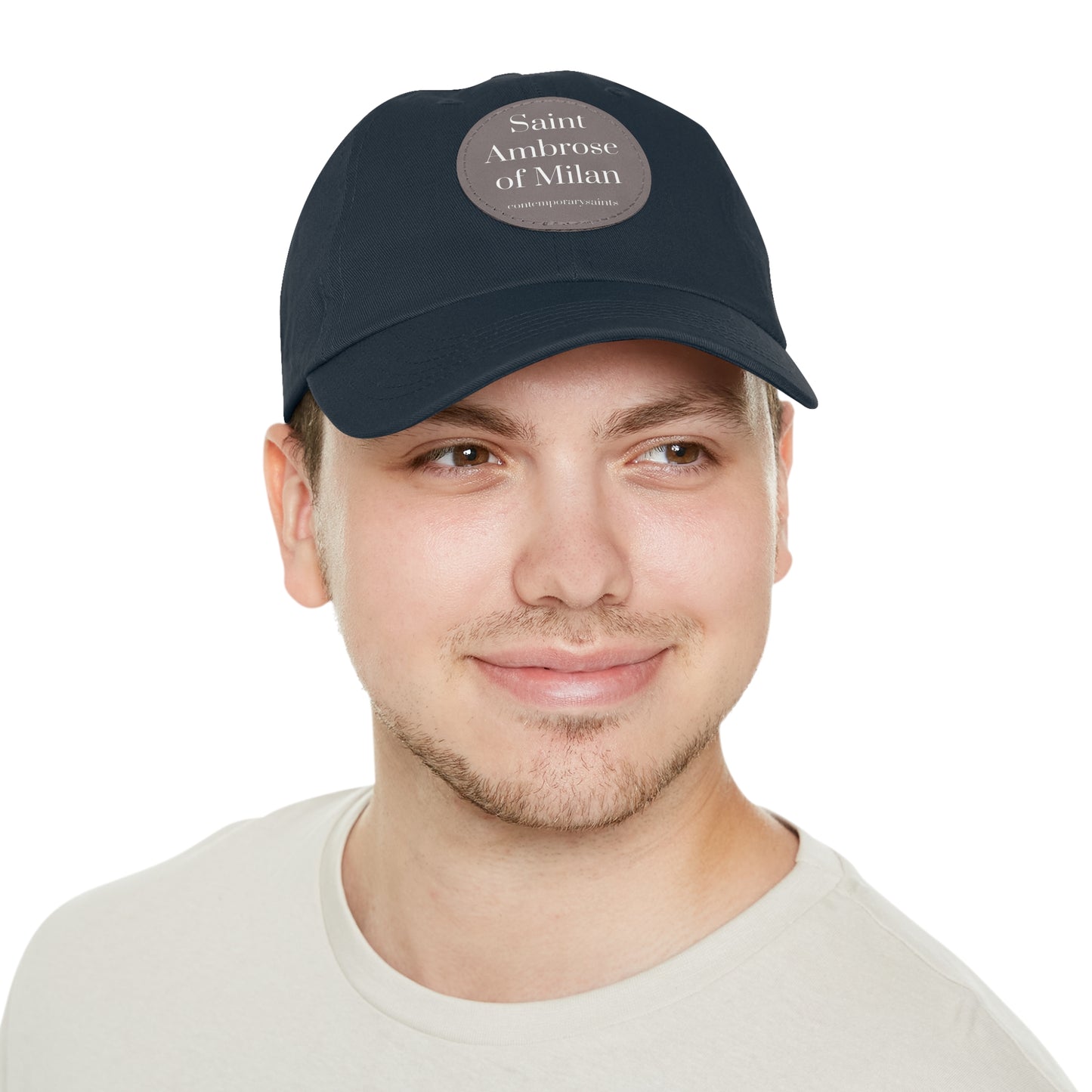 Saint Ambrose Leather Patch Hat