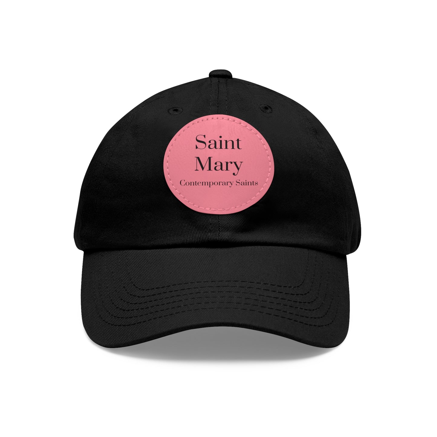 Saint Mary Leather Patch Hat