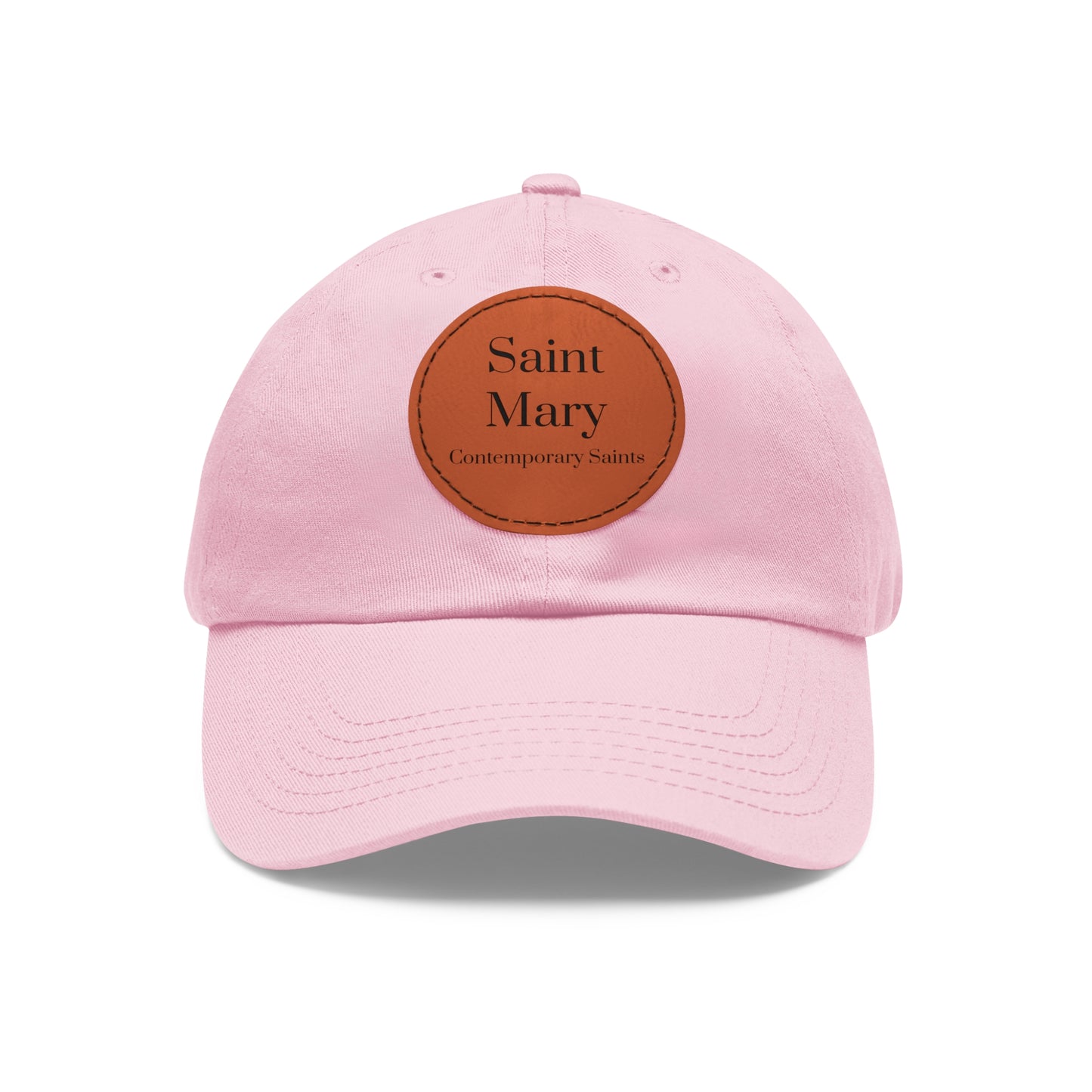 Saint Mary Leather Patch Hat