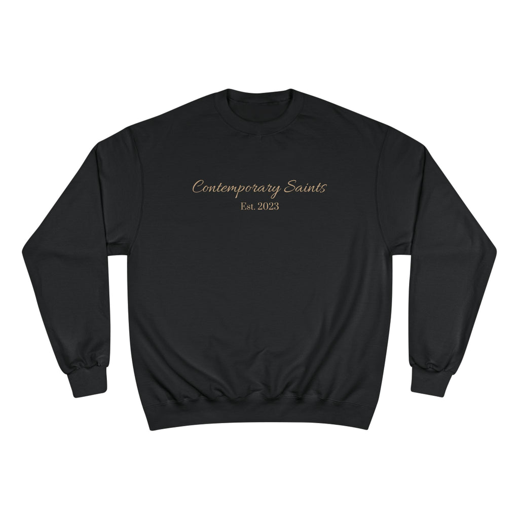 Champion Sweatshirt with Contemporary Saints Logo