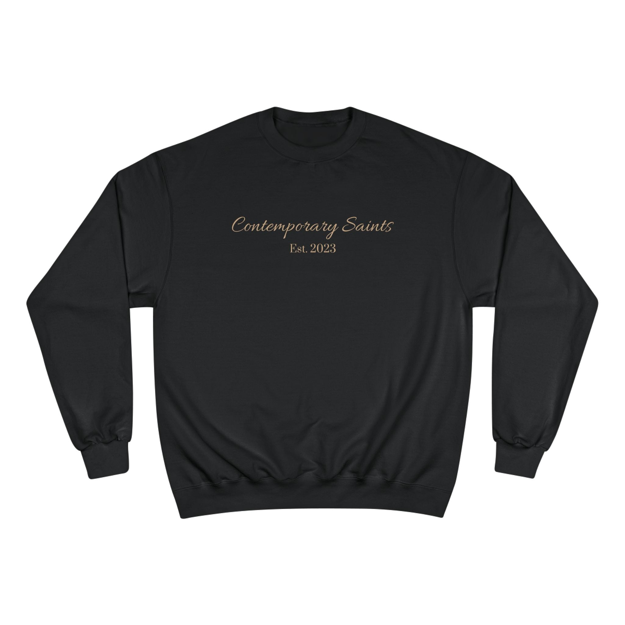 Champion Sweatshirt with Contemporary Saints Logo