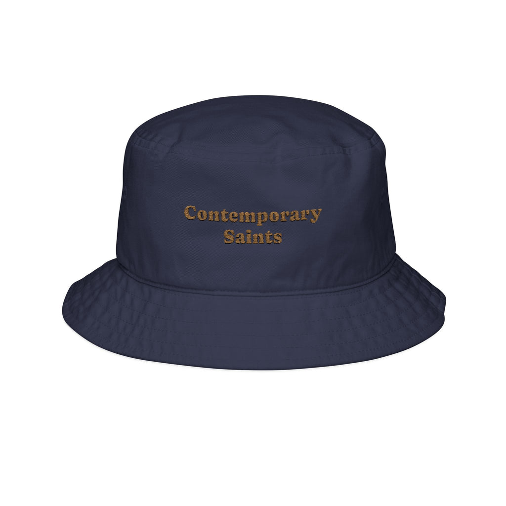 Contemporary Saints Bucket Hat Embroidery