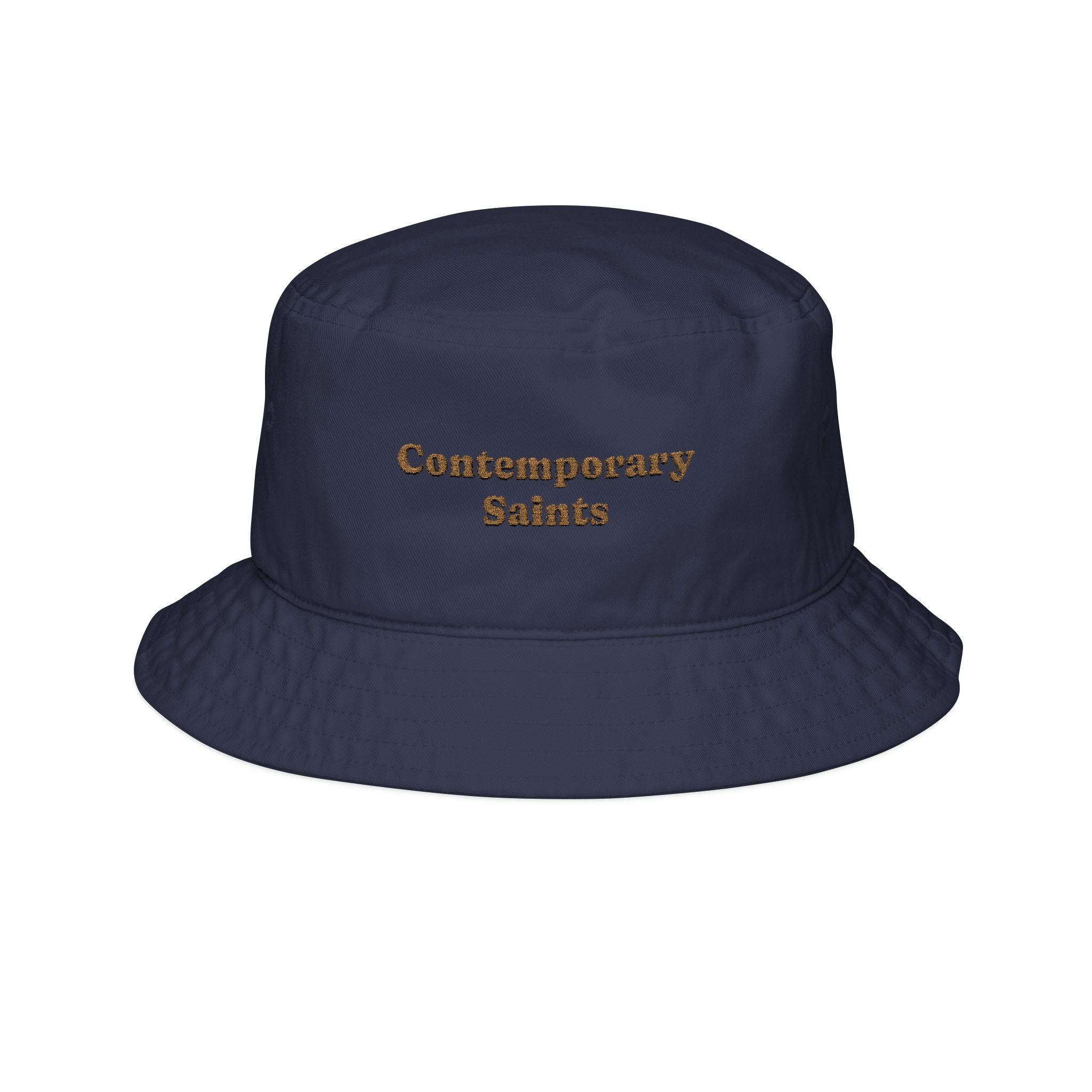 Contemporary Saints Bucket Hat Embroidery