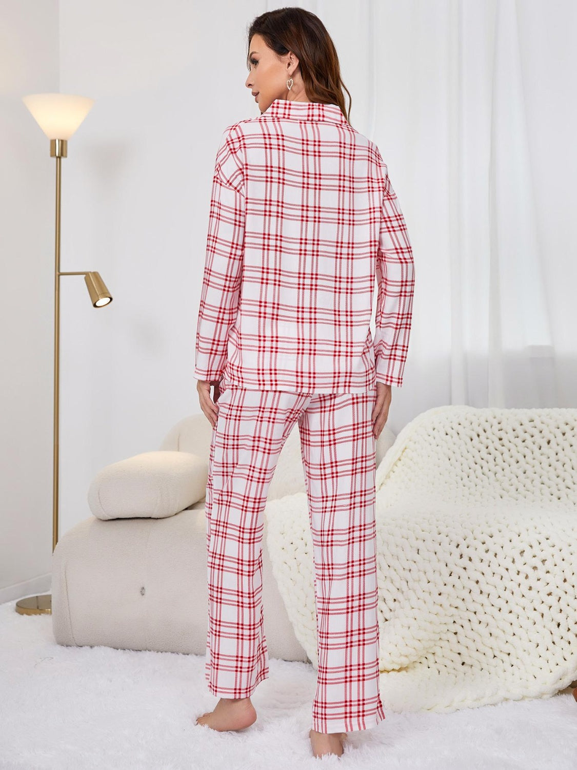 Christmas Plaid Lounge Set