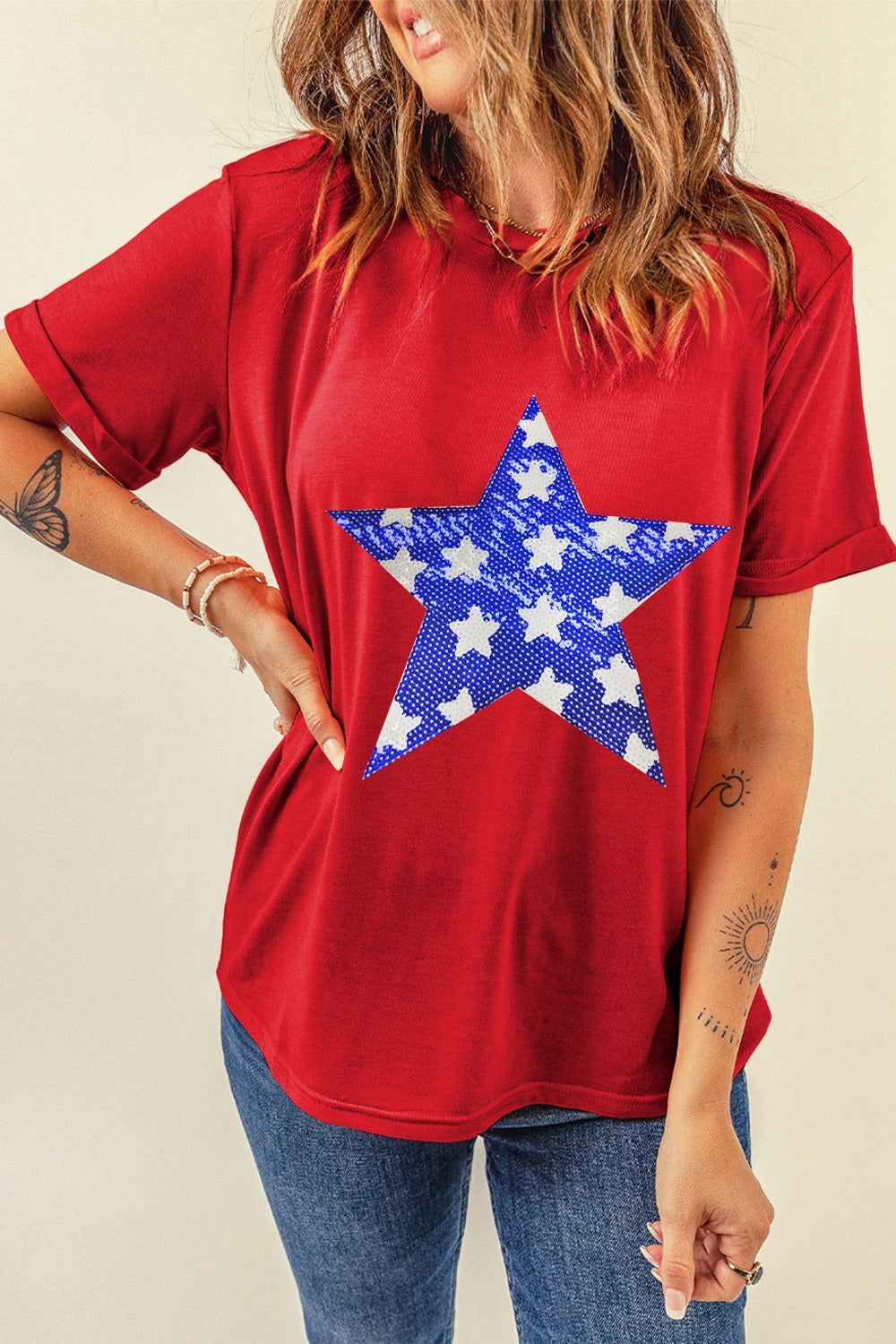 Sequin Star T-Shirt