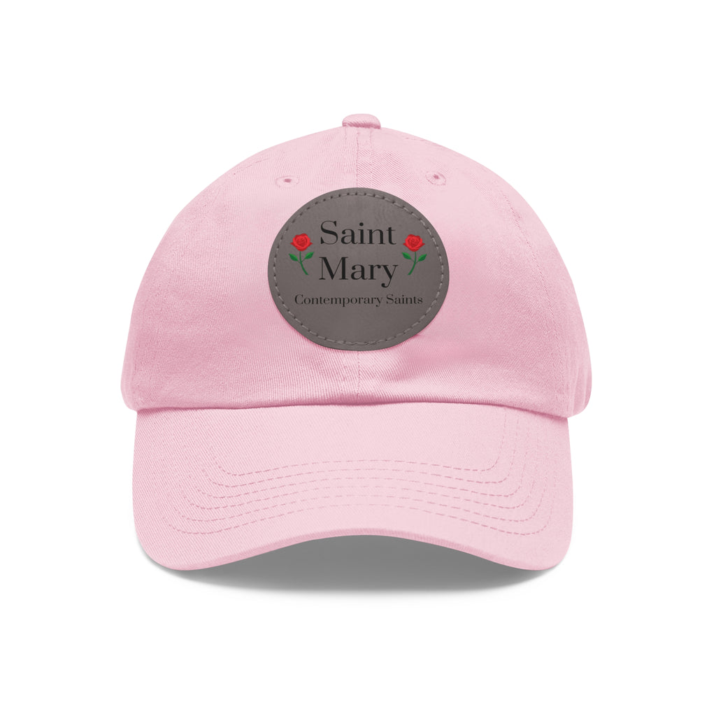 Sombrero con parche de cuero de Santa María