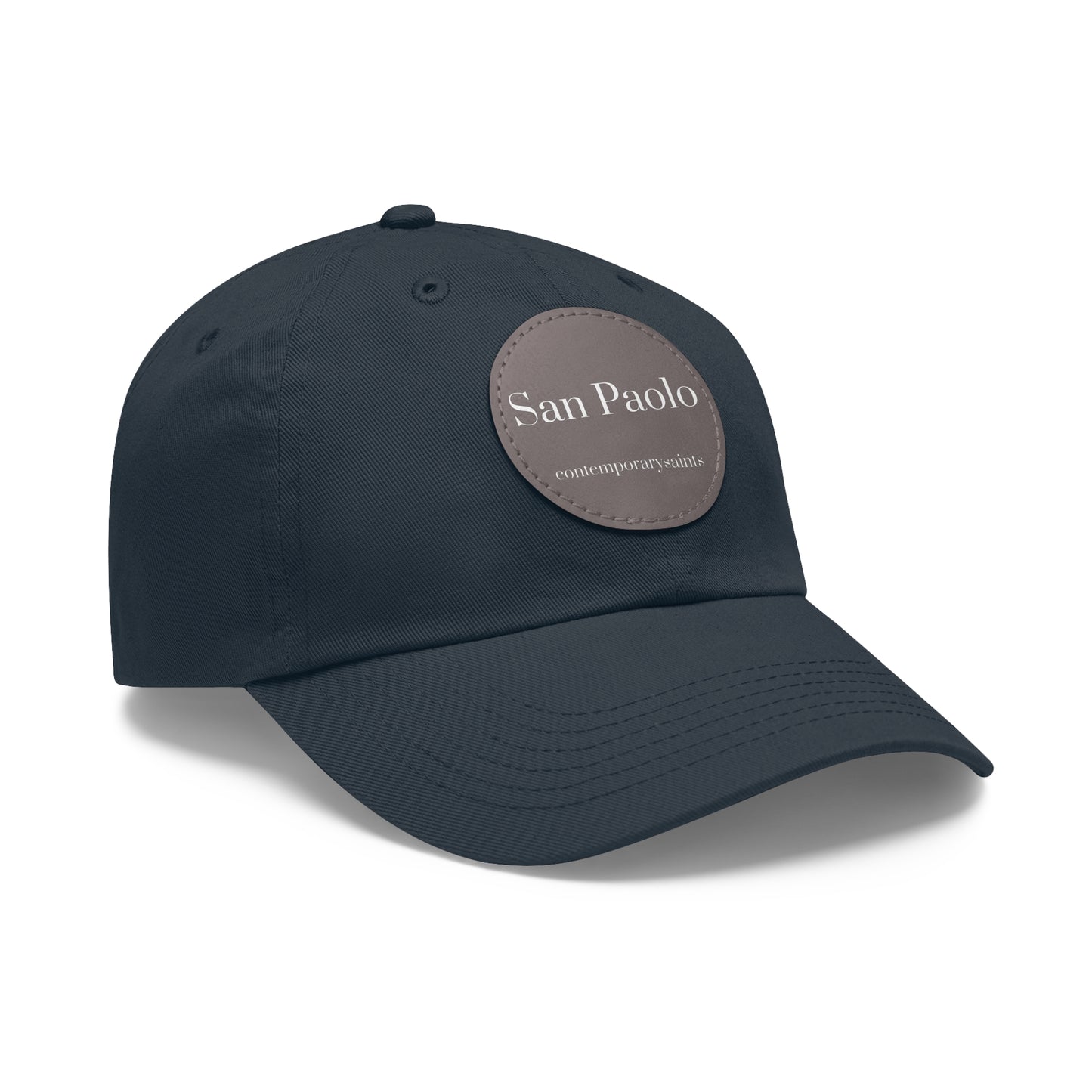 San Paolo Leather Patch Hat