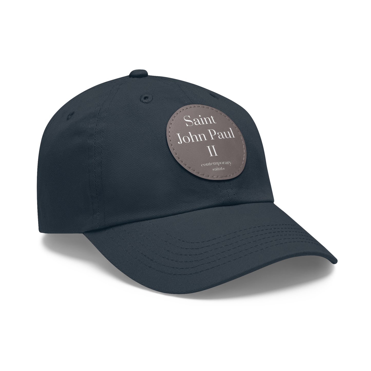 Saint John Paul II Leather Patch Hat